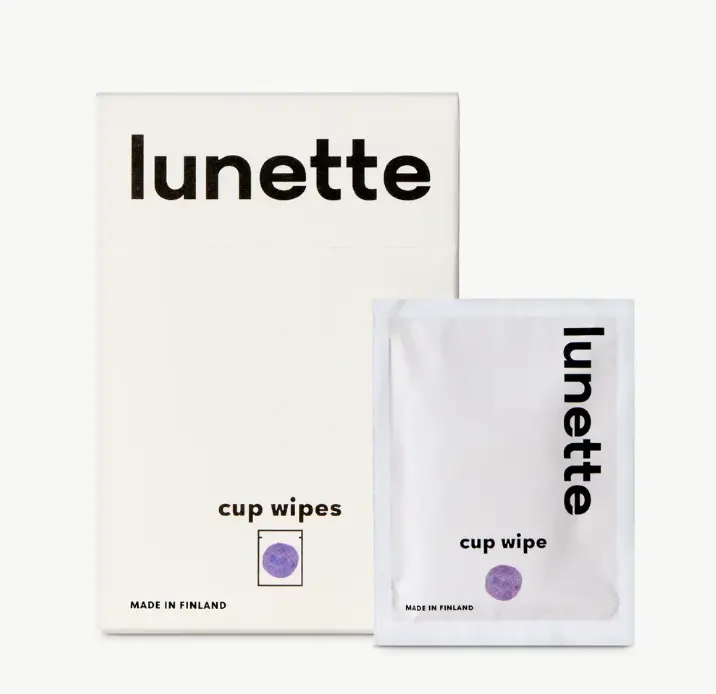 Lingettes pour coupes menstruelles