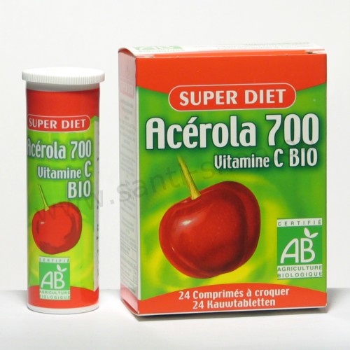 Acerola 700 : Vitamine C BIO - comprimés