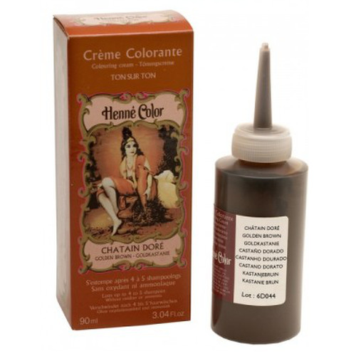 Crème colorante Châtain doré (Henné Color)