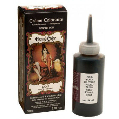 Verkleurende crème Zwart (Henna Color)