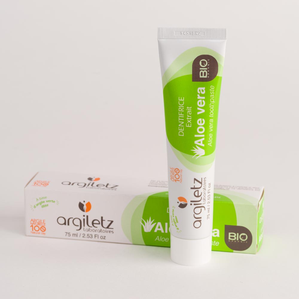 Toothpaste with Organic Aloe Vera Clay