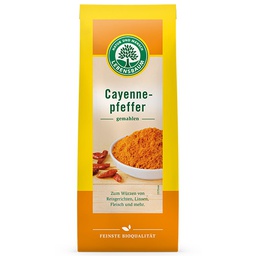 Cayennepfeffer, gemahlen - bio
