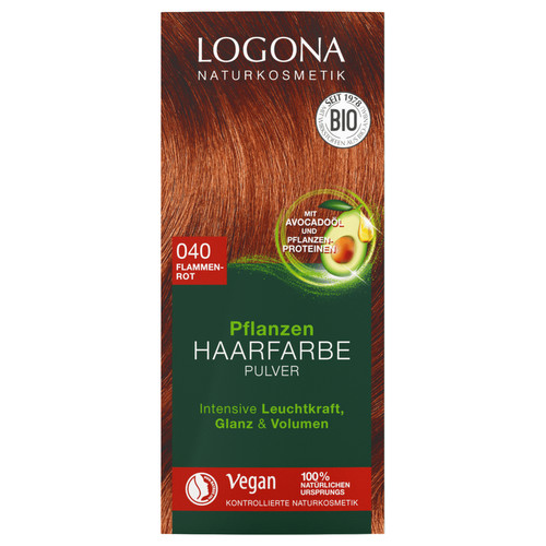 [LG068] Plantaardige Haarverf Poeder 040 Vlammend-rood