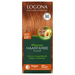 [LG066] Pflanzen-Haarfarbe Pulver 020 Karamellblond