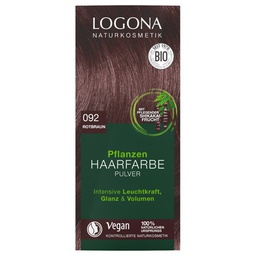 [LG096] Pflanzen-Haarfarbe Pulver 092 Rotbraun