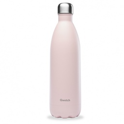 [QW008] Bouteille isotherme - Rose pastel - 1L