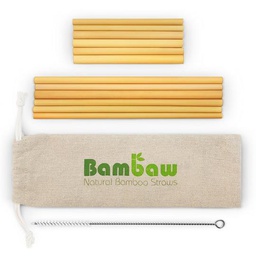 [BM001] Herbruikbare Bamboe rietjes - Bio