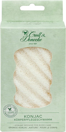 [CD001] Sponge of konjac with bamboo charcoal - Organic