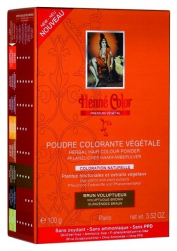[NJ032] Henna Color Premium Üppiges Braun- Färbepulver