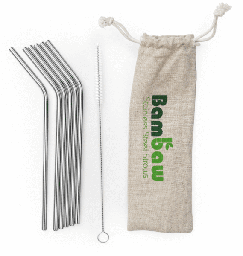 [BM008] Stainless Steel Straw (Pack of 6)