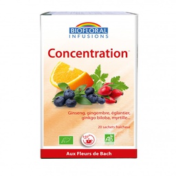 [BI149] Concentration - Mémoire aux Fleurs de Bach - 20g – bio