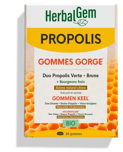 [HE200] PROPOLIS LARGE SPECTRE - gommes - bio - 24 g