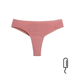 [HP001] Thong menstrual - Dakota - Rose