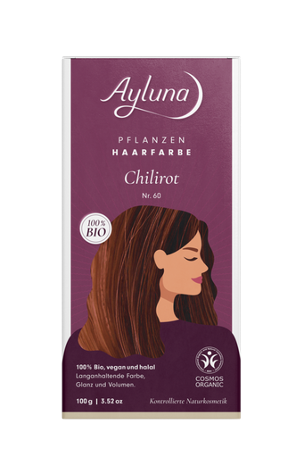 [AL009] Ayluna Pflanzen-Haarfarbe: Chili Rot
