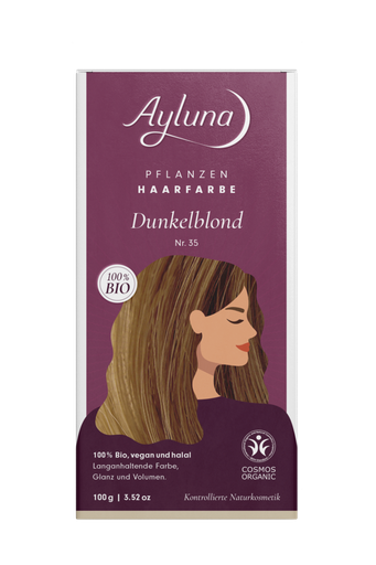 [AL010] Plant-based hair color: dark blond