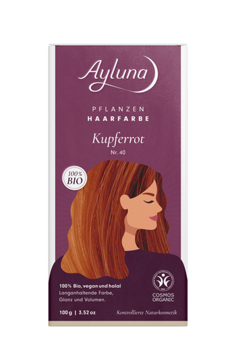 [AL015] Coloration Capillaire Végétale Ayluna : Rouge Cuivré