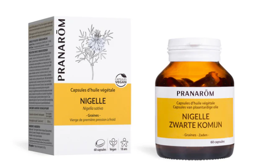 [HE742] Kapseln mit pflanzlichem Öl aus Nigella