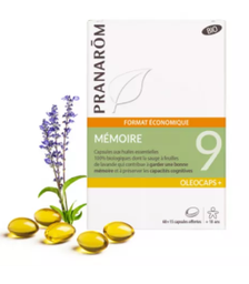 [HE747] Oléocaps 9 Mémoire bio 60 + 15 capsules