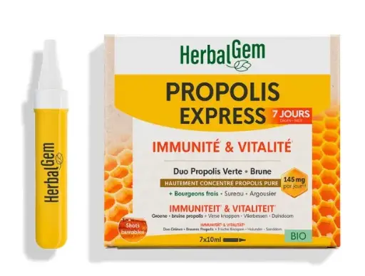 [HE758] Propolis enkelvoudige dosis 7X10 ml