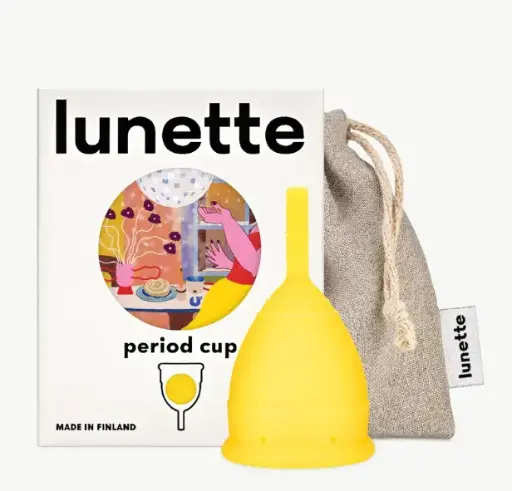 Menstrual cup - yellow