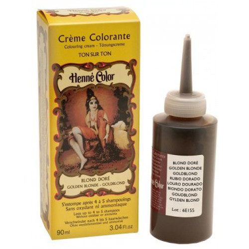 [NJ011] Verkleurende crème Goudblond (Henna Color)